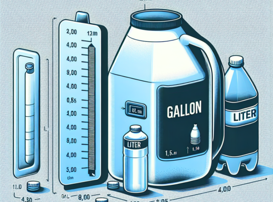 Galon a litr – jak je przeliczać?