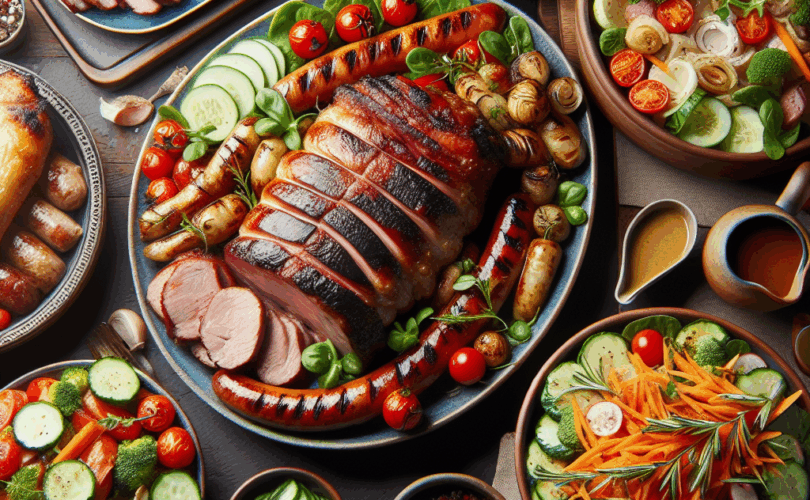 Przepisy na sałatkę do grilla – co pasuje do kiełbasy, karkówki i warzyw z rusztu?
