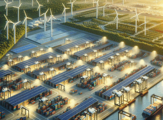 Terminale przeładunkowe a zrównoważona logistyka – jak redukować emisje, hałas i zużycie energii?